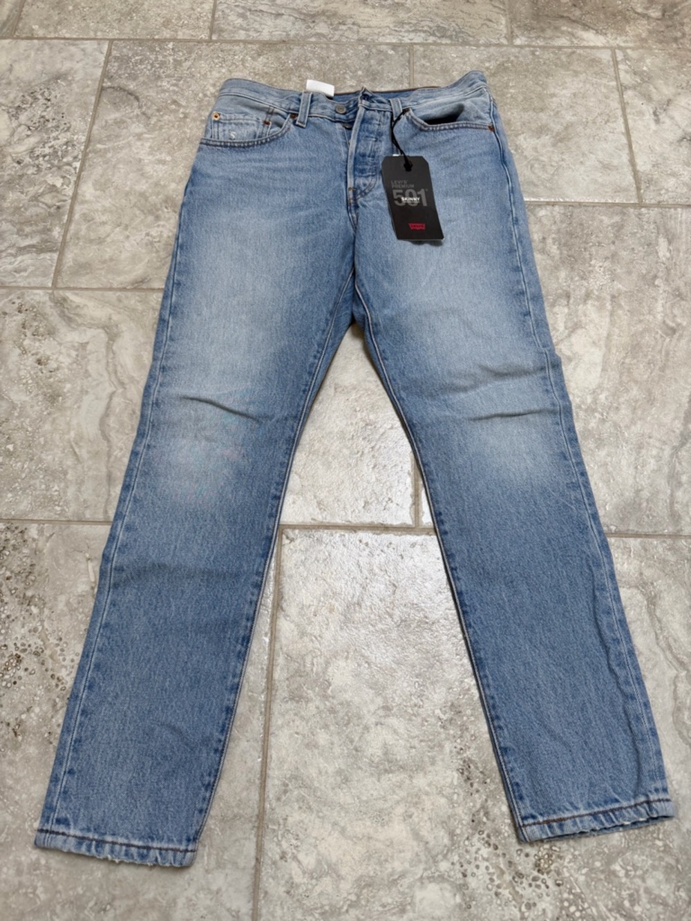 Levi's 501 Original Fit  Jeans - Light Blue